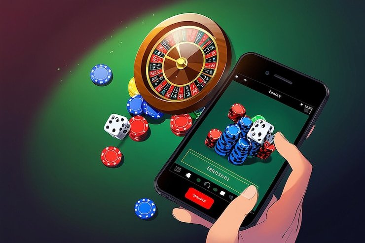 Antarmuka aplikasi ipinslot di smartphone dengan menu Dream Gaming dan opsi permainan